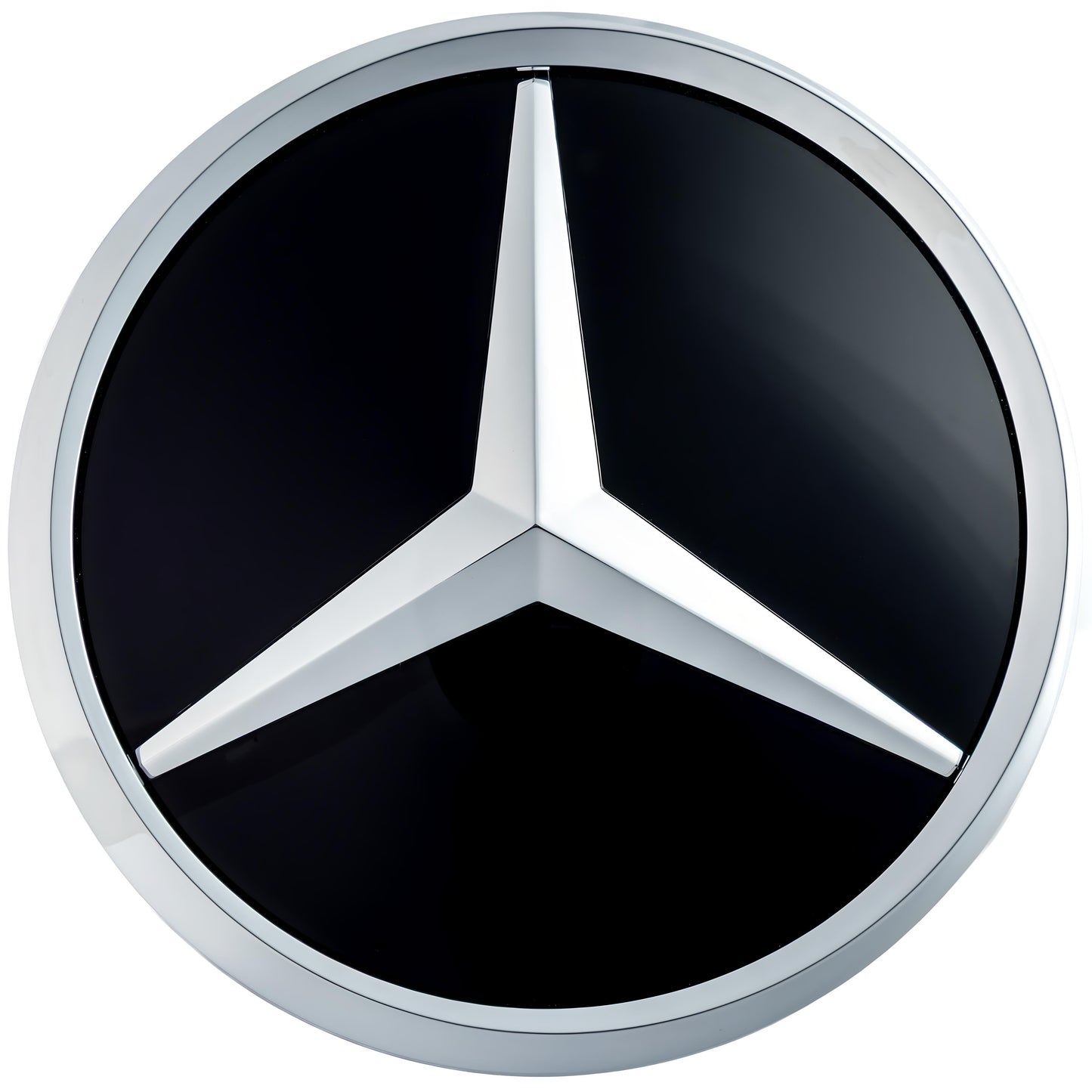 Mercedes Grille Emblem | Chrome - Mirror Style - Aftermarket Replacement
