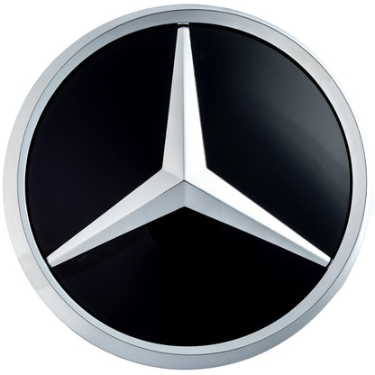 Mercedes Grille Emblem | Chrome - Mirror Style - Aftermarket Replacement