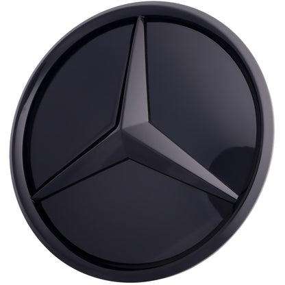Mercedes Grille Emblem | Gloss Black - Elevated Style - Aftermarket Replacement