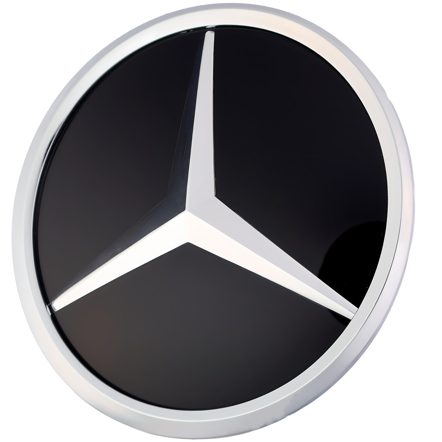 Mercedes Grille Emblem | Chrome - Mirror Style - Aftermarket Replacement