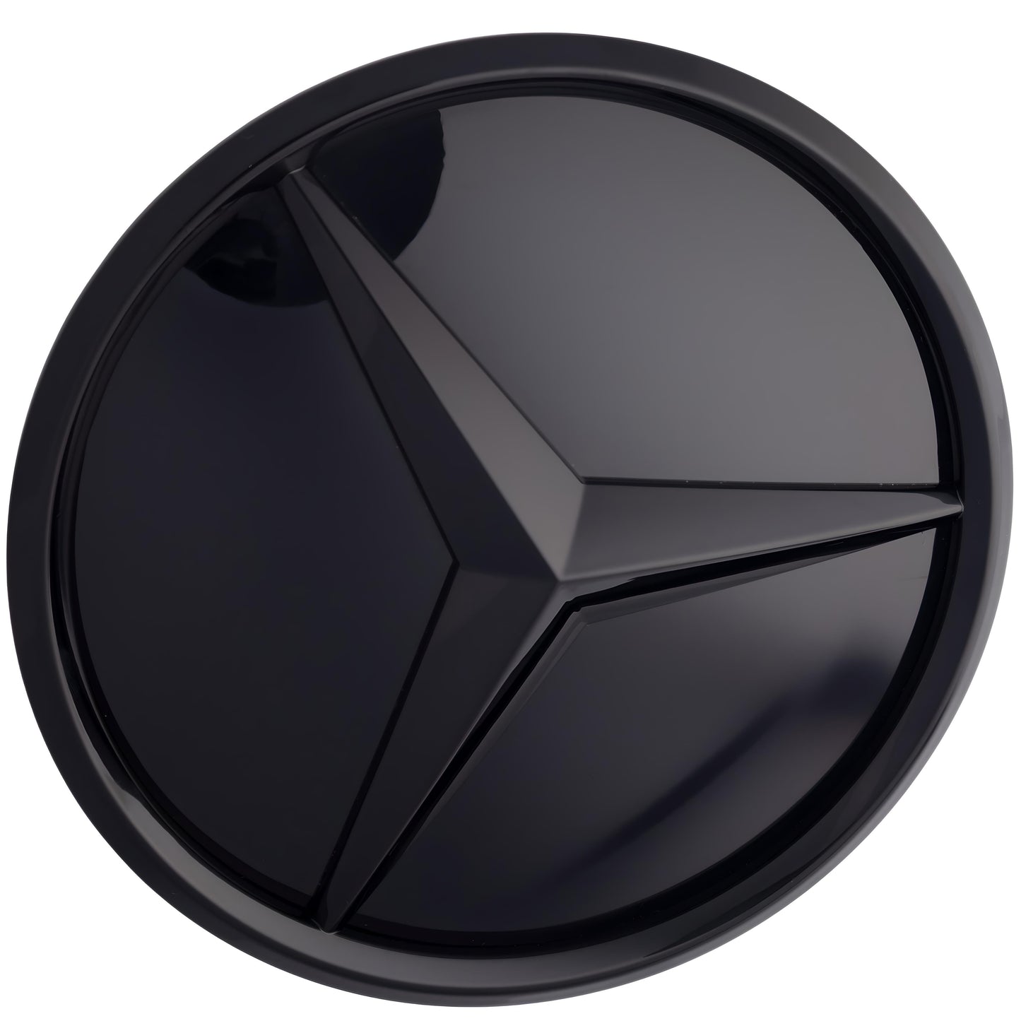 Mercedes Grille Emblem | Gloss Black - Elevated Style - Aftermarket Replacement