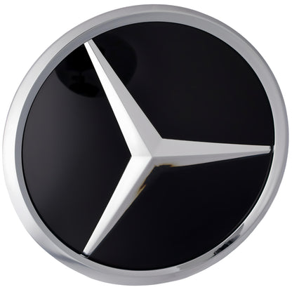 Mercedes Grille Emblem | Chrome - Mirror Style - Aftermarket Replacement