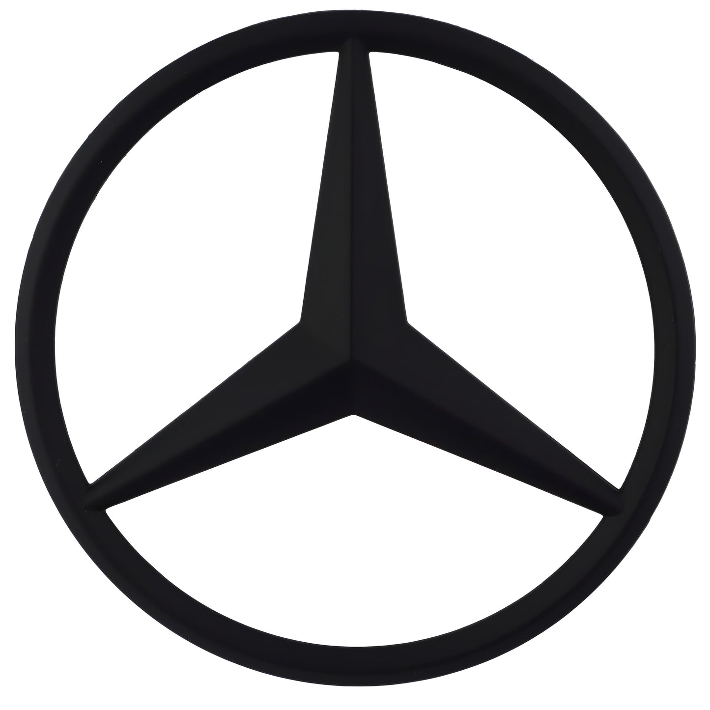 Mercedes Trunk Emblem | Matte Black - Aftermarket Replacement
