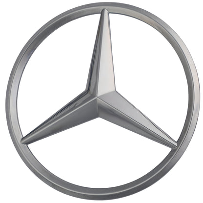 Mercedes Trunk Emblem | Chrome - Aftermarket Replacement