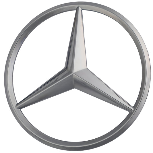 Mercedes Trunk Emblem | Chrome - Aftermarket Replacement
