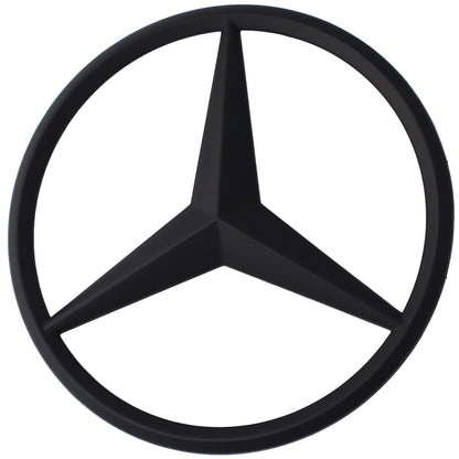 Mercedes Trunk Emblem | Matte Black - Aftermarket Replacement