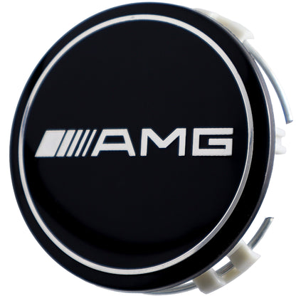 Mercedes Hub Caps | AMG Gloss Black - Aftermarket Replacement