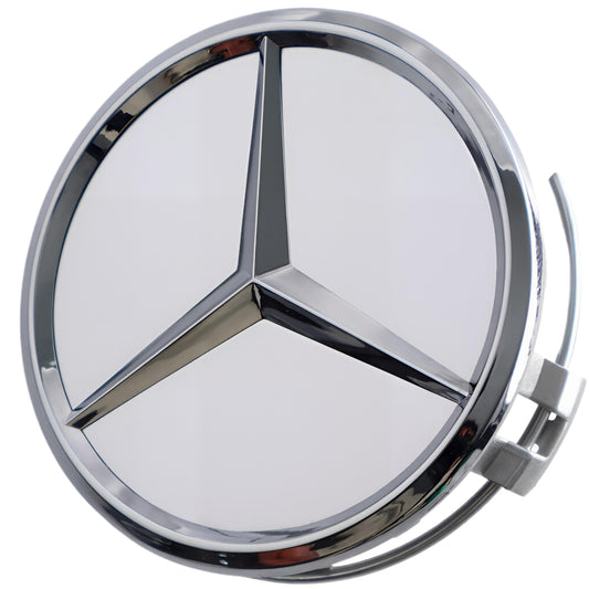 Mercedes Hub Caps | Silver Chrome - Aftermarket Replacement
