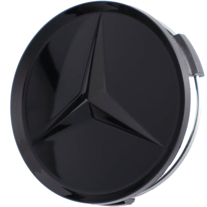 Mercedes Hub Caps | Obsidian Black - Aftermarket Replacement