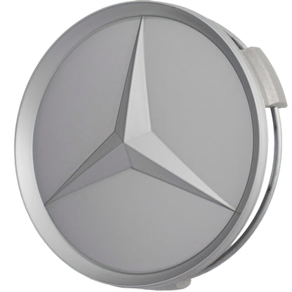Mercedes Hub Caps | Matte Silver - Aftermarket Replacement