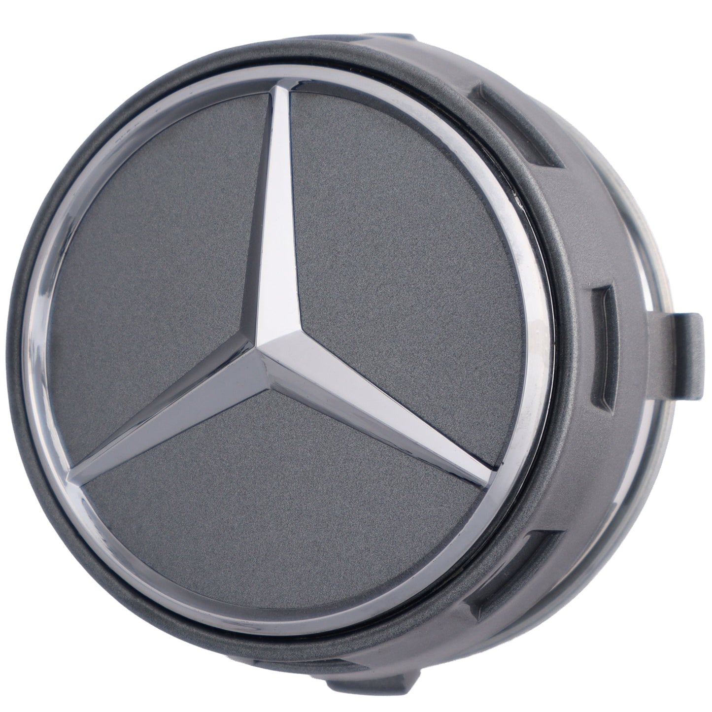 Mercedes Elevated Hub Caps | Titanium Gray - Aftermarket Replacement