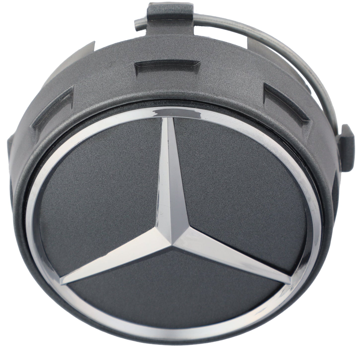 Mercedes Elevated Hub Caps | Titanium Gray - Aftermarket Replacement