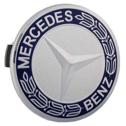 Mercedes Hub Caps | Dark Blue - Aftermarket Replacement