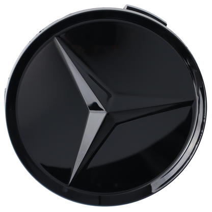 Mercedes Hub Caps | Obsidian Black - Aftermarket Replacement