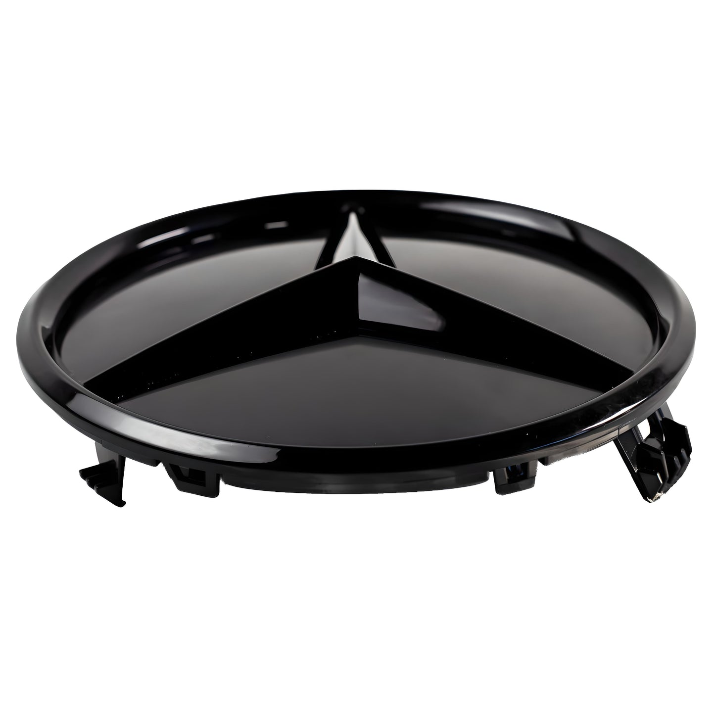 Mercedes Grille Emblem | Gloss Black - Elevated Style - Aftermarket Replacement