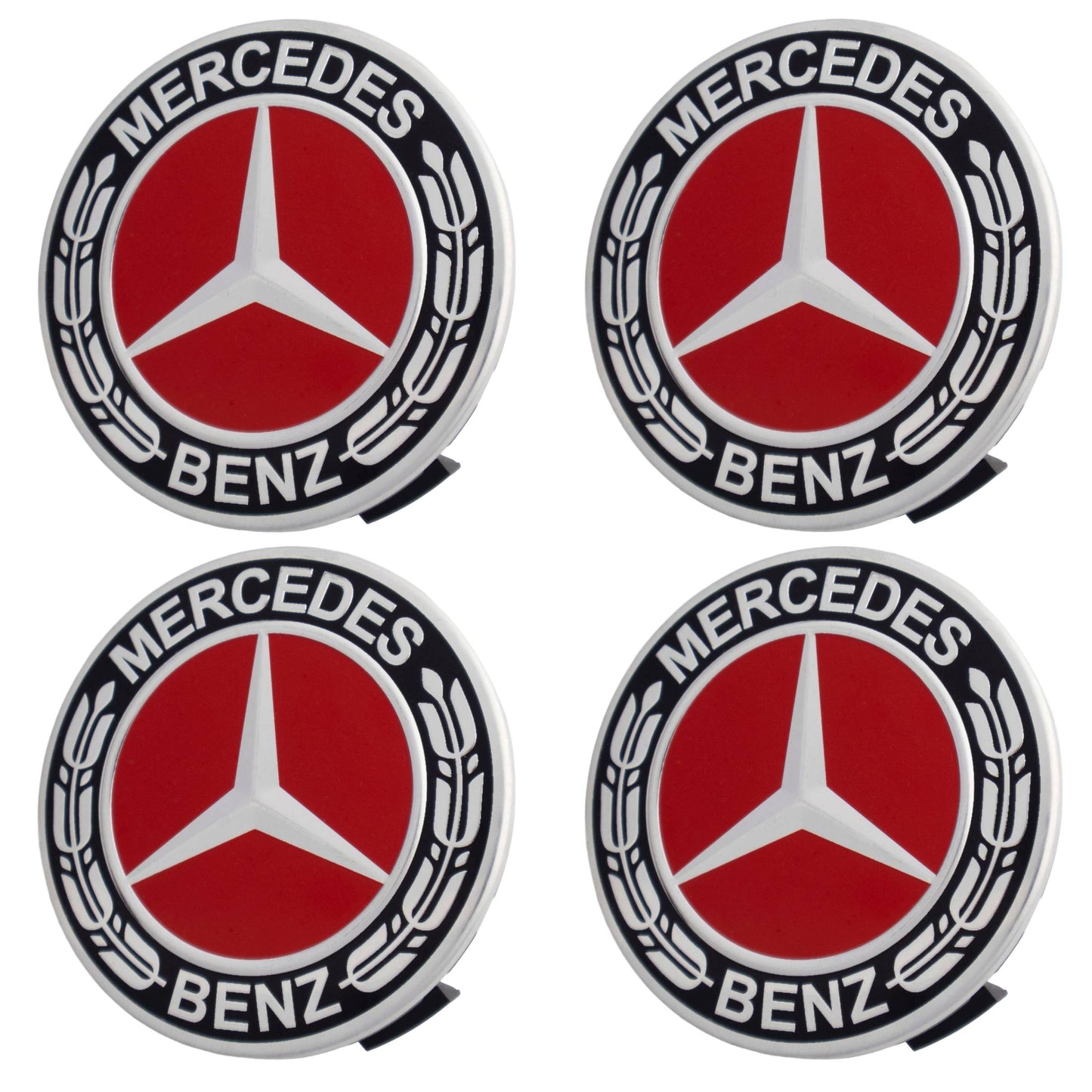 Mercedes Hub Caps | Phantom Red - Aftermarket Replacement