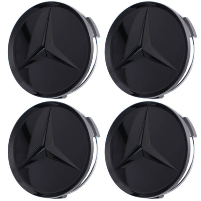 Mercedes Hub Caps | Obsidian Black - Aftermarket Replacement