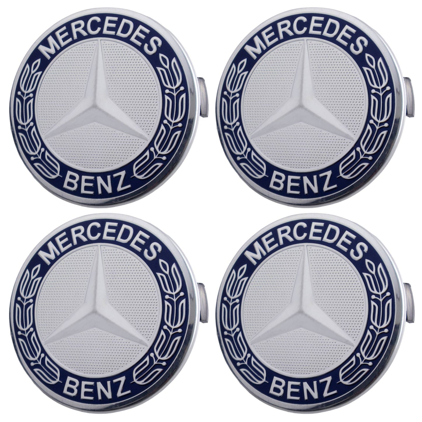 Mercedes Hub Caps | Dark Blue - Aftermarket Replacement