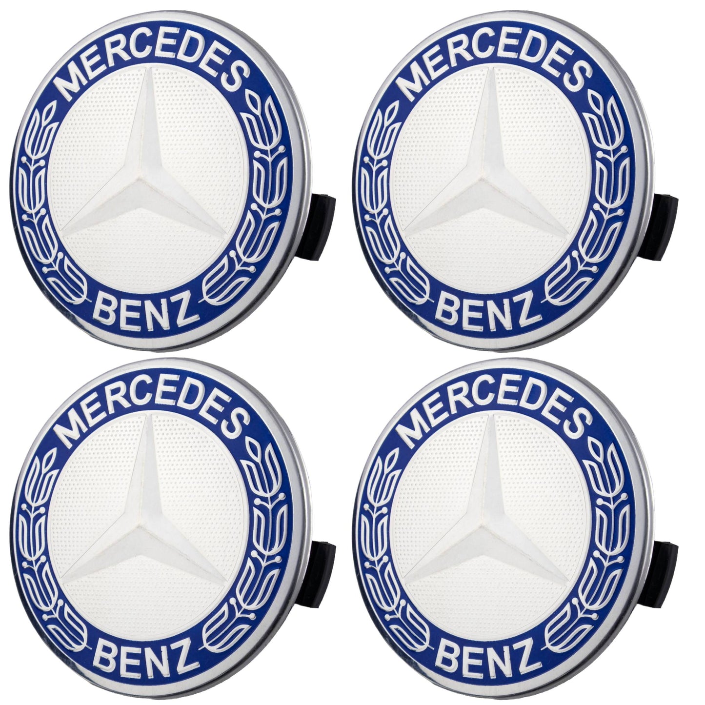 Mercedes Hub Caps | Royal Blue - Aftermarket Replacement